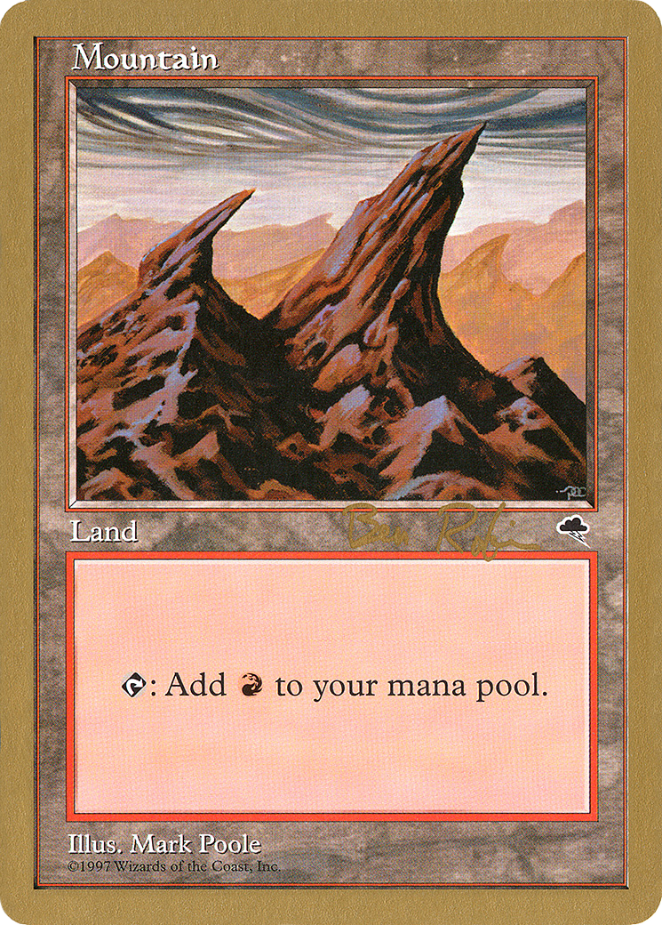 Mountain (Right) - 1998 Ben Rubin (TMP) (WCD-BR344) - World Championship Decks 1998
