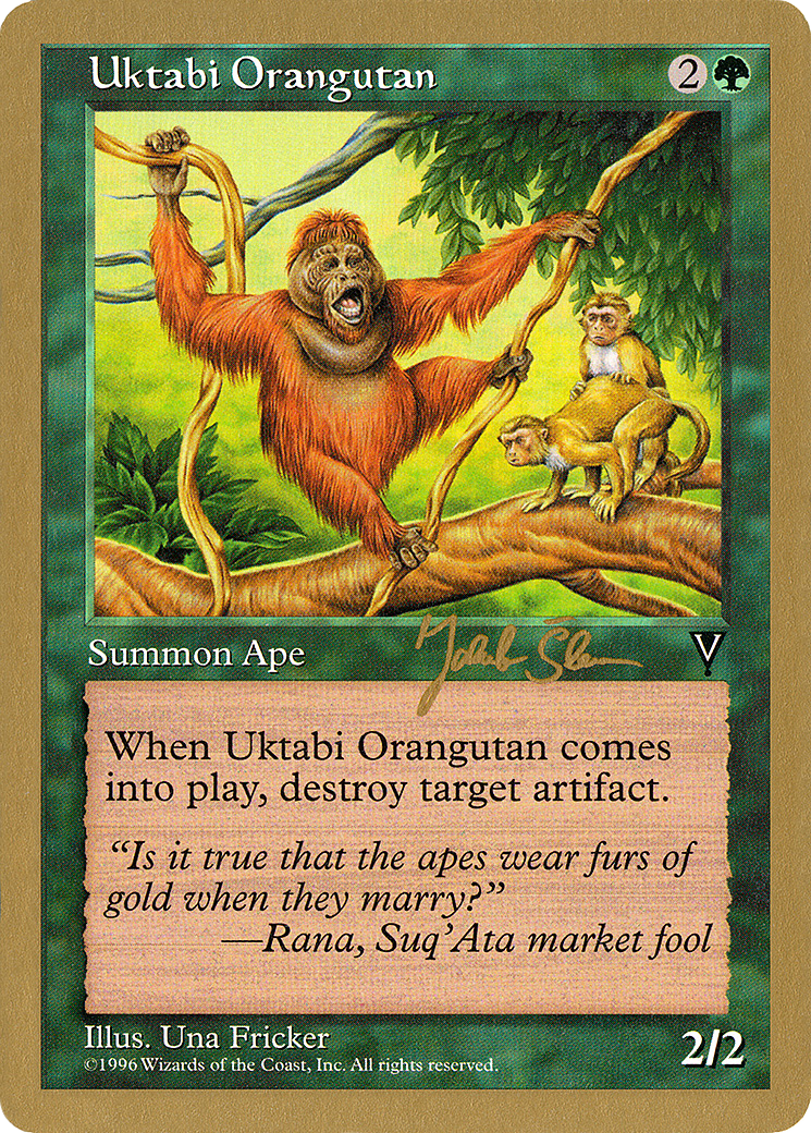 Uktabi Orangutan - 1997 Jakub Slemr (VIS) (WCD-JS123) - World Championship Decks 1997