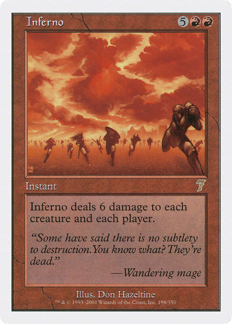 Inferno (7ED-198) - Seventh Edition