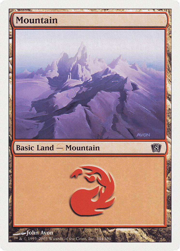 Mountain (344) (8ED-344) - Eighth Edition