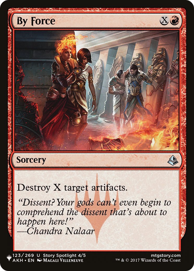 By Force (LIST-AKH-123) - The List