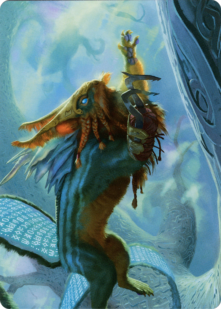 Toski, Bearer of Secrets // Toski, Bearer of Secrets (AKHM-052) - Kaldheim Art Series (Borderless)