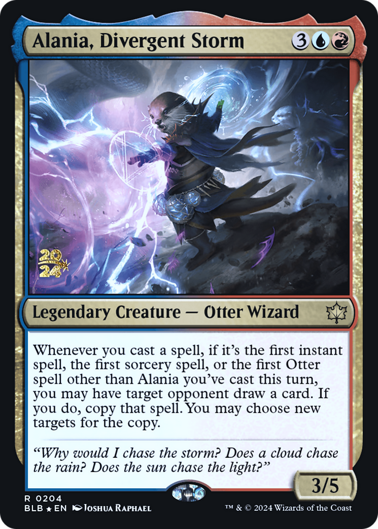 Alania, Divergent Storm (PRE-204S) - Bloomburrow Promos Foil