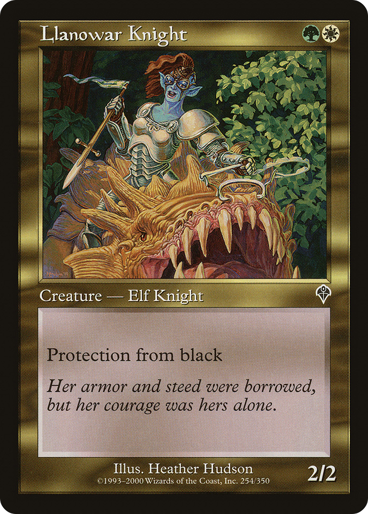 Llanowar Knight (INV-254) - Invasion