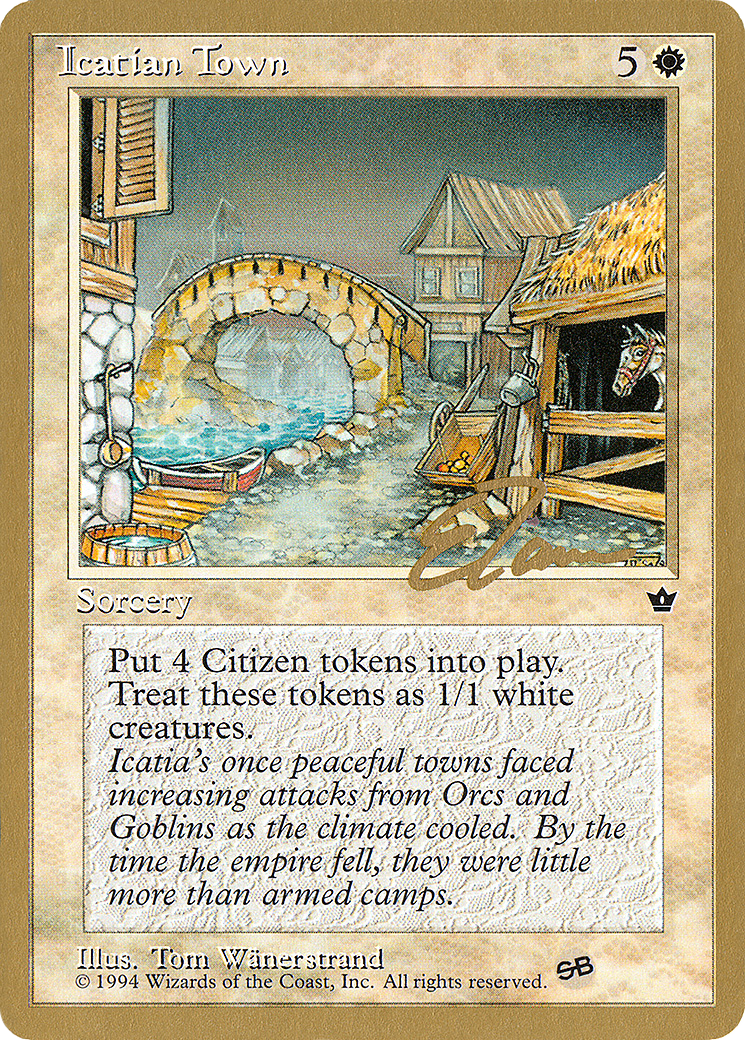 Icatian Town - 1996 Eric Tam (FEM) (SB) (WCD-ET15SB) - Pro Tour Collector Set