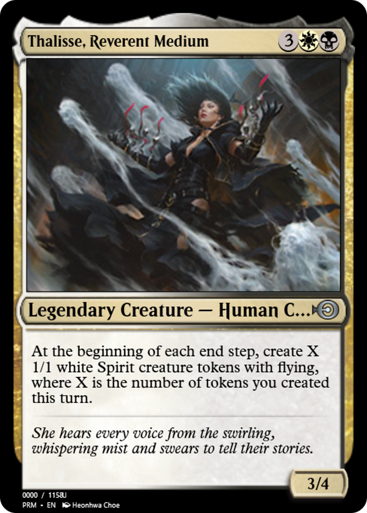 Thalisse, Reverent Medium (PRM-86296) - Magic Online Promos Foil