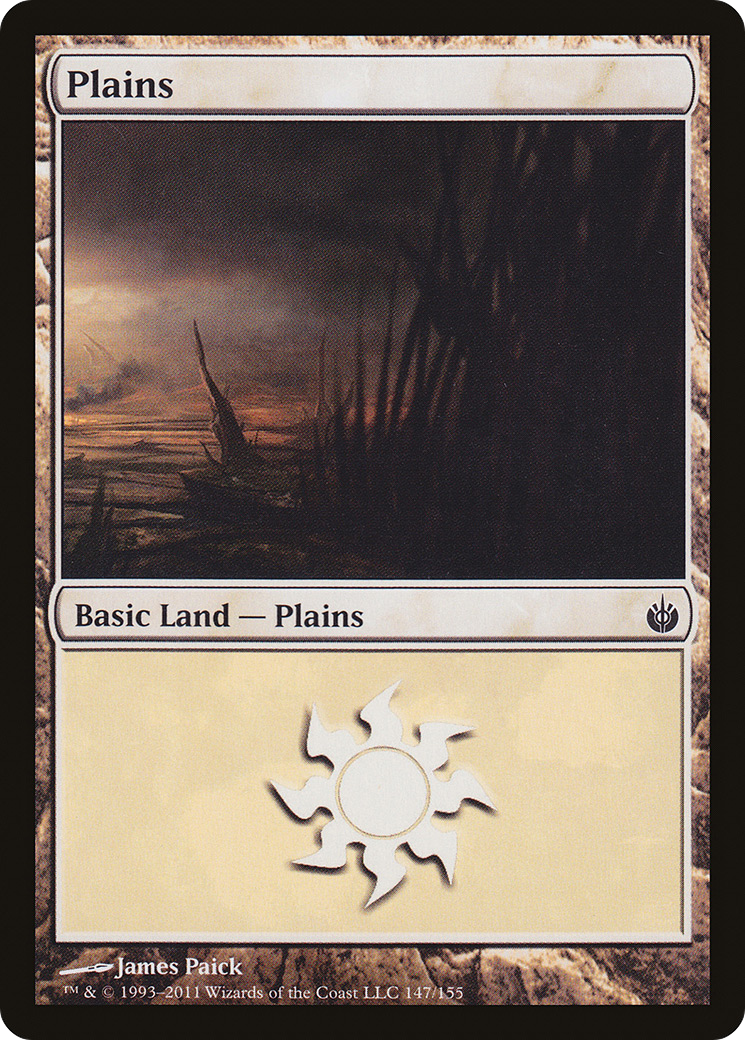 Plains (147) (MBS-147) - Mirrodin Besieged Foil