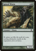 Spined Wurm (10E-298) - Tenth Edition Foil