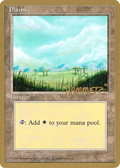 Plains (B) - 1996 Shawn "Hammer" Regnier (4ED) (WCD-SHR365) - Pro Tour Collector Set