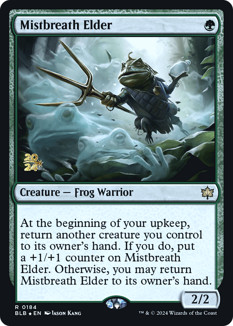 Mistbreath Elder (PRE-184S) - Bloomburrow Promos Foil
