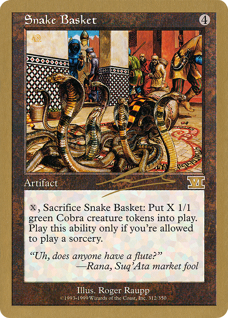 Snake Basket - 2000 Nicolas Labarre (6ED) (WCD-NL312) - World Championship Decks 2000