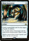 Silent Gravestone (PRE-182S) - Rivals of Ixalan Promos Foil