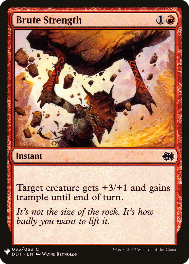 Brute Strength (LIST-035) - The List