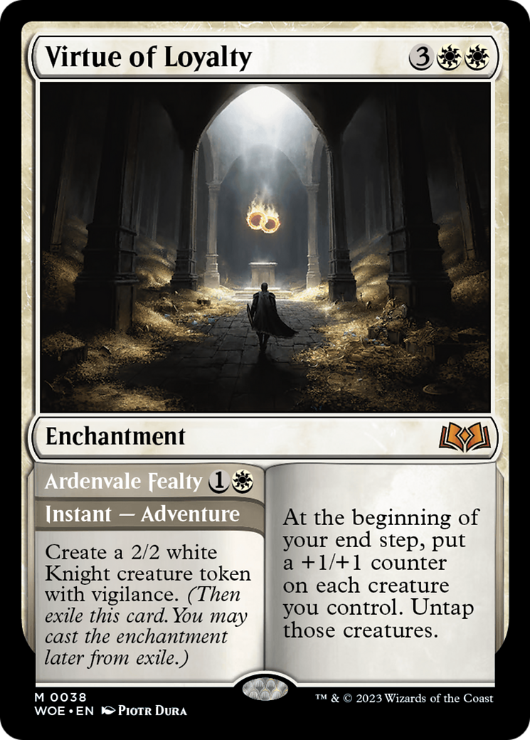 Virtue of Loyalty (WOE-038) - Wilds of Eldraine