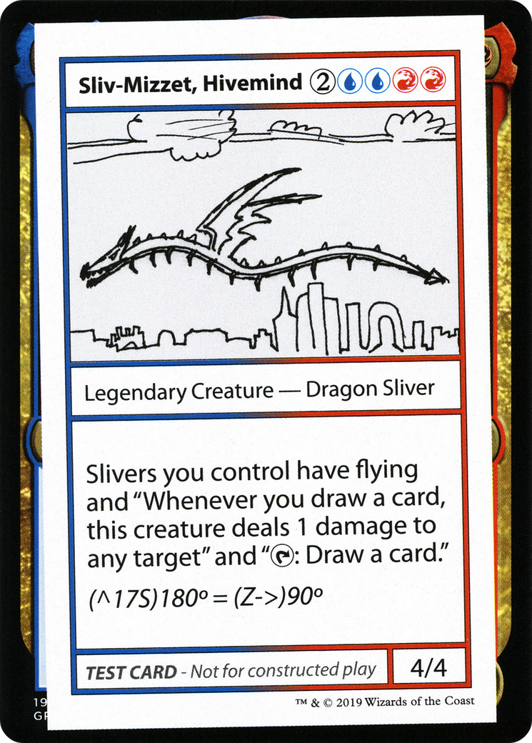 Sliv-Mizzet, Hivemind (No PW Symbol) (CMB1-099) - Mystery Booster Playtest Cards 2021