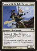Samurai of the Pale Curtain (CHK-043) - Champions of Kamigawa