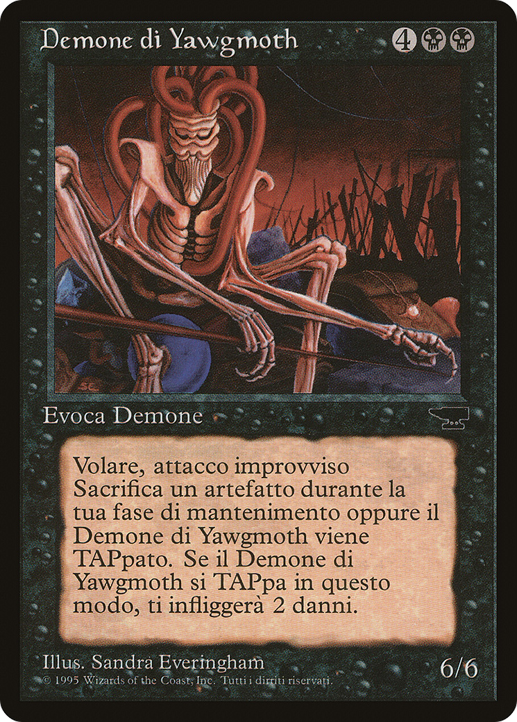 Yawgmoth Demon (Italian) (REN-061) - Rinascimento