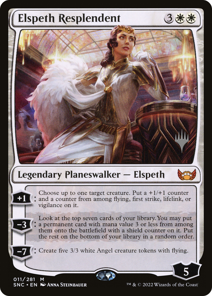 Elspeth Resplendent (PPSNC-11P) - Streets of New Capenna Promos Foil