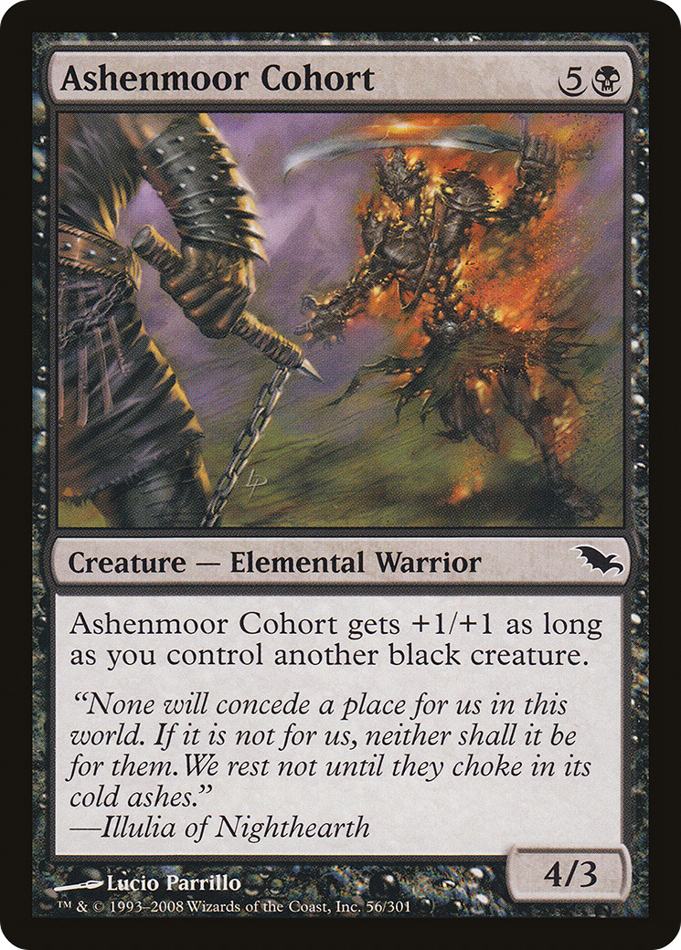 Ashenmoor Cohort (SHM-056) - Shadowmoor Foil