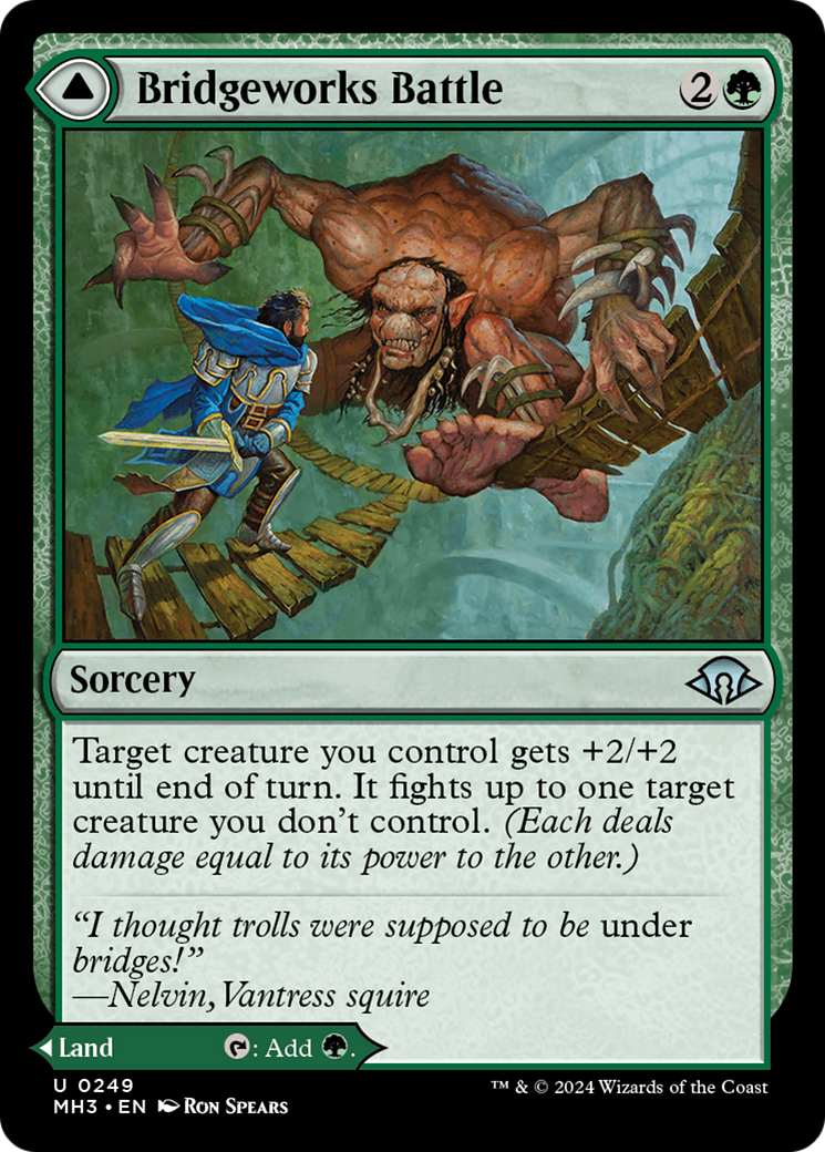 Bridgeworks Battle (MH3-249) - Modern Horizons 3 Foil
