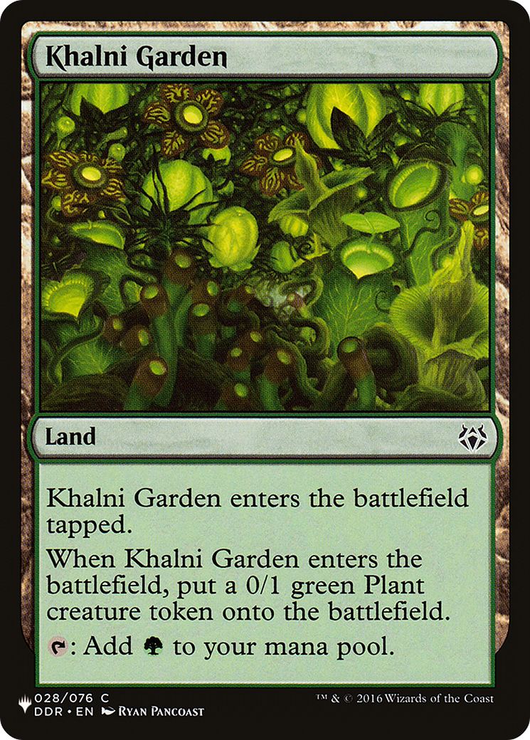 Khalni Garden (LIST-DDR-28) - The List