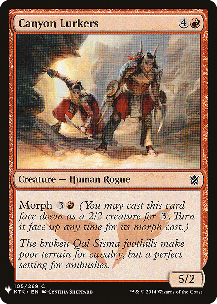 Canyon Lurkers (LIST-105) - The List