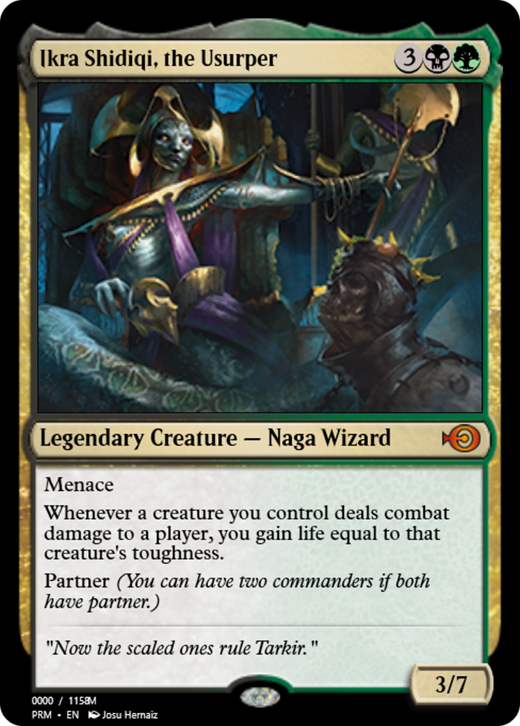 Ikra Shidiqi, the Usurper (PRM-86158) - Magic Online Promos Foil