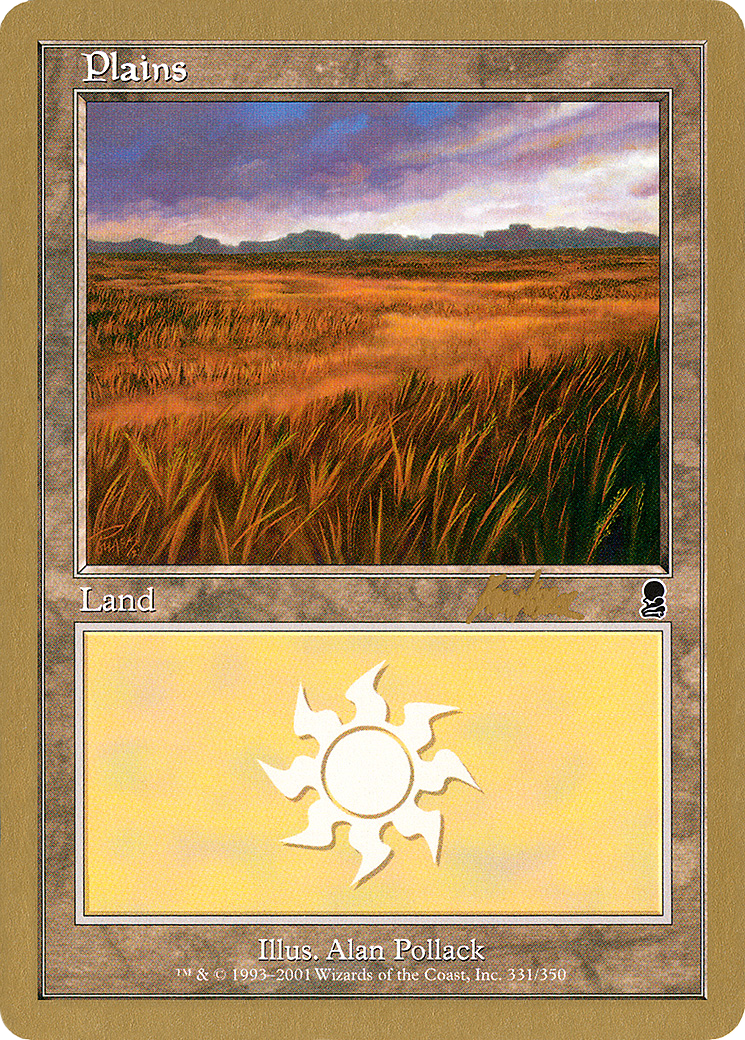 Plains (331) - 2002 Brian Kibler (ODY) (WCD-BK331A) - World Championship Decks 2002