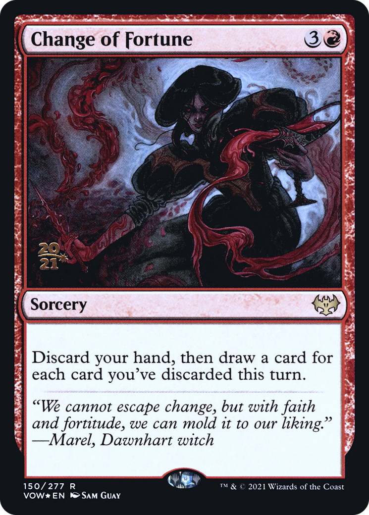 Change of Fortune (PRE-150S) - Innistrad: Crimson Vow Promos Foil