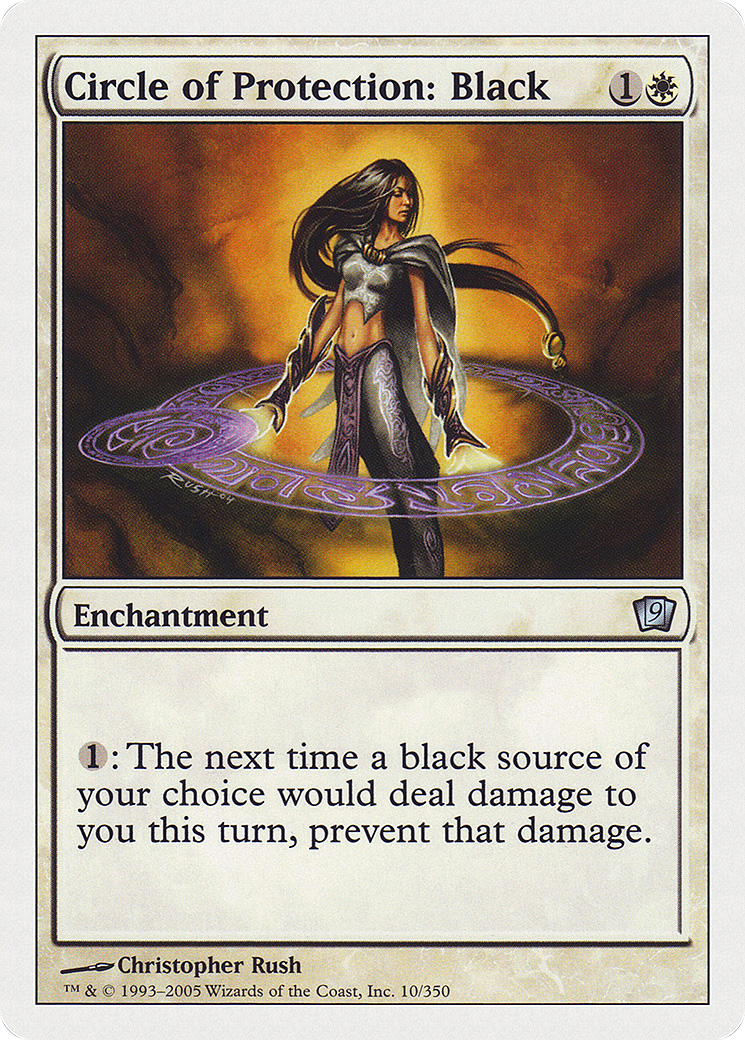 Circle of Protection: Black (9ED-010) - Ninth Edition