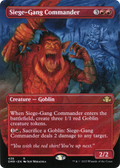 Siege-Gang Commander (Borderless) (DMR-436) - Dominaria Remastered (Borderless)