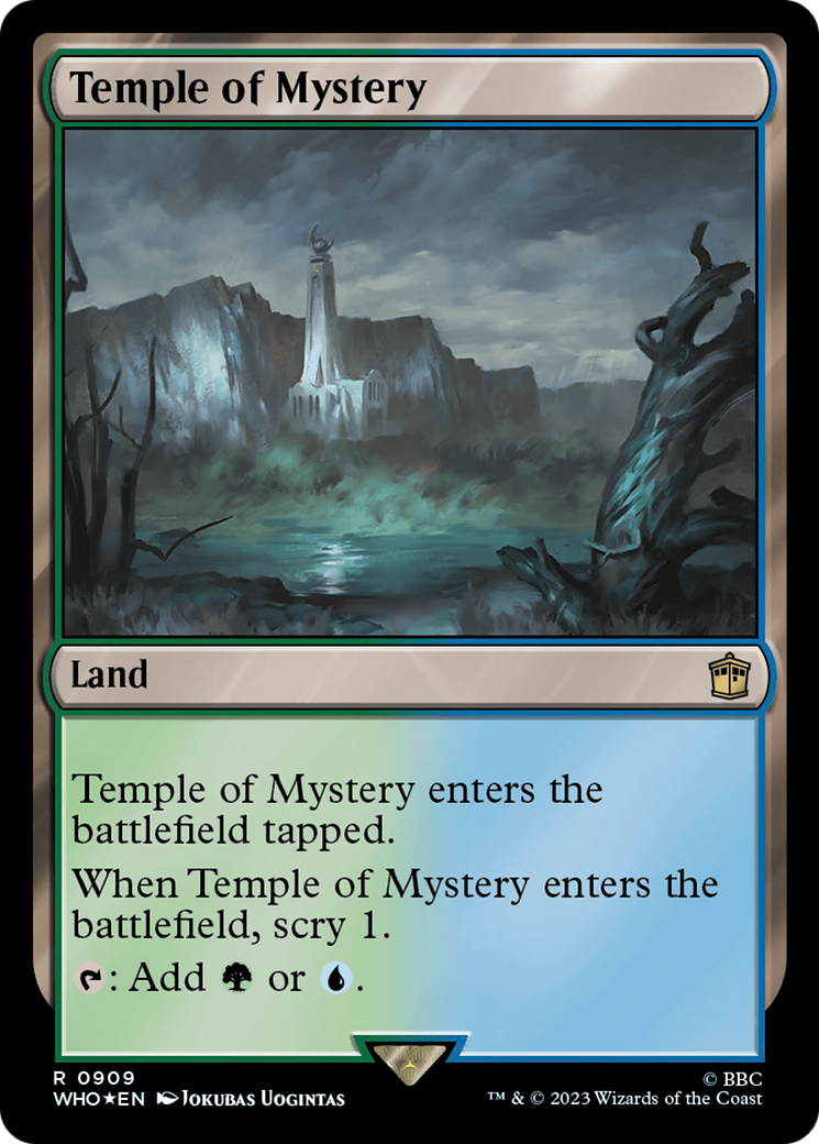 Temple of Mystery (Surge Foil) (WHO-909) - Doctor Who Foil
