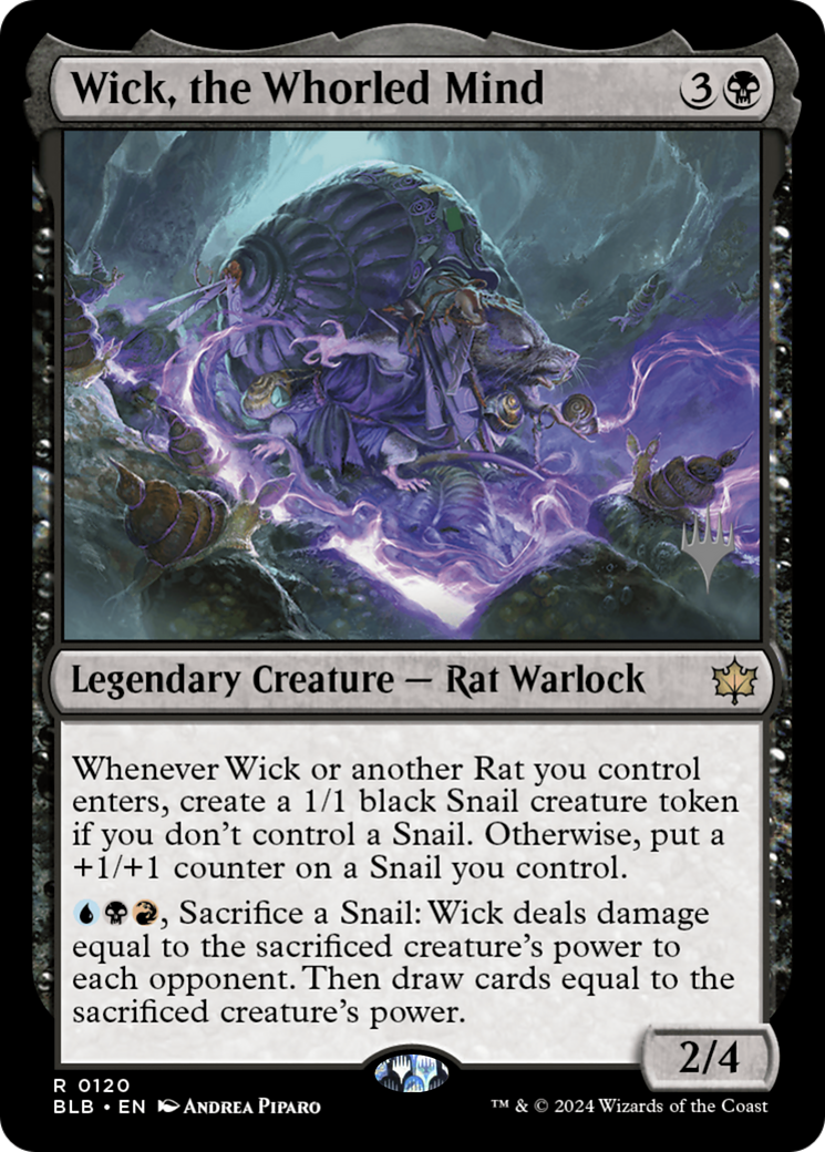 Wick, the Whorled Mind (PPBLB-120P) - Bloomburrow Promos