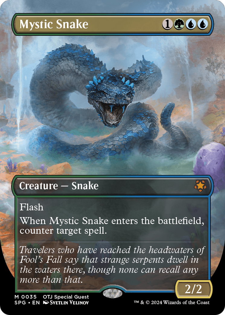 Mystic Snake (Borderless) (SPG-035) - Special Guests (Borderless)