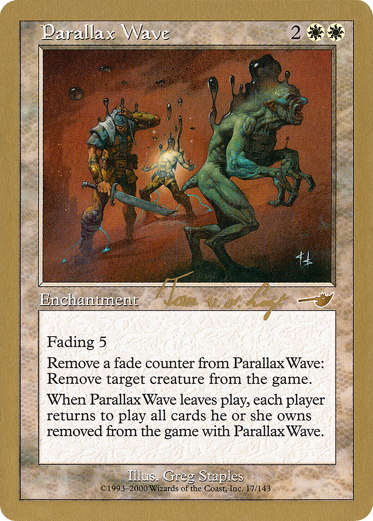 Parallax Wave - 2000 Tom van de Logt (NMS) (WCD-TVDL17) - World Championship Decks 2000