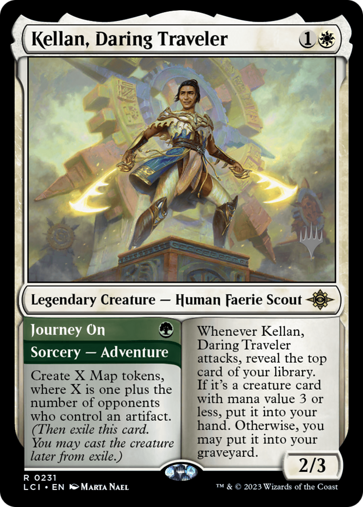 Kellan, Daring Traveler (PPLCI-231P) - The Lost Caverns of Ixalan Promos Foil