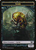 Germ // Zombie (Black) Double-sided Token (C14-14 // 16) - Commander 2014 Tokens