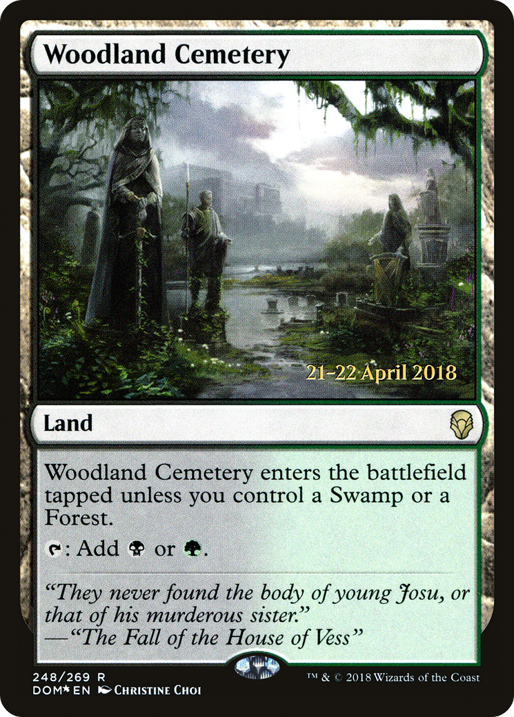 Woodland Cemetery (PRE-248S) - Dominaria Promos Foil