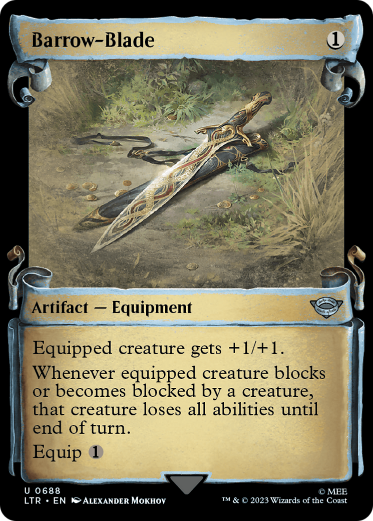 Barrow-Blade (Showcase Scrolls) (LTR-688) - The Lord of the Rings: Tales of Middle-earth: (Showcase)