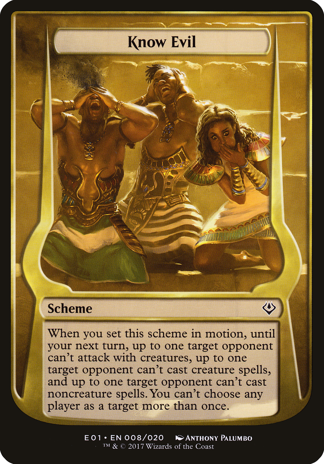 Know Evil (Archenemy: Nicol Bolas) (OVER-08★) - Archenemy: Nicol Bolas Schemes