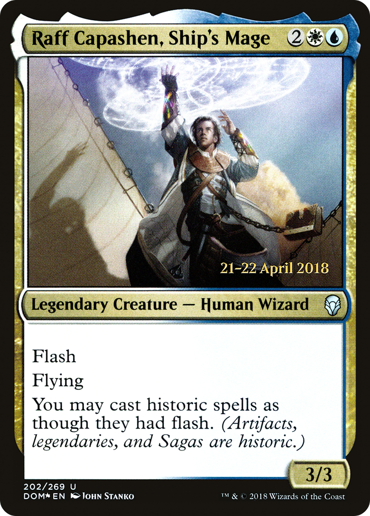 Raff Capashen, Ship's Mage (PRE-202S) - Dominaria Promos Foil