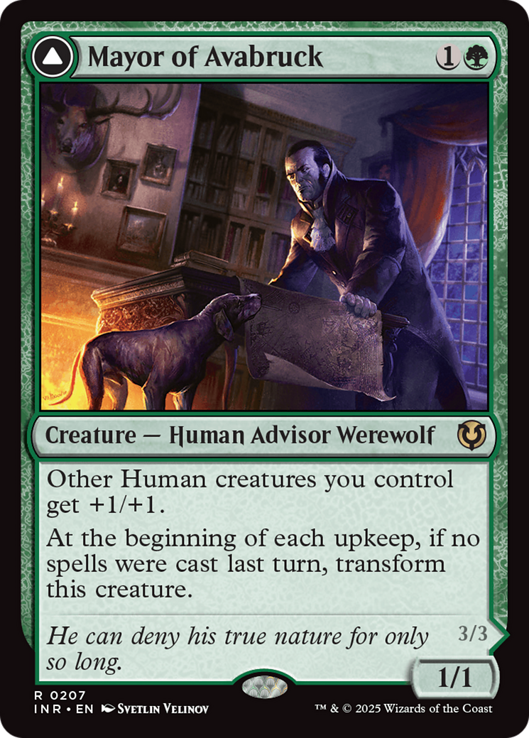 Mayor of Avabruck // Howlpack Alpha (INR-207) - Innistrad Remastered Foil