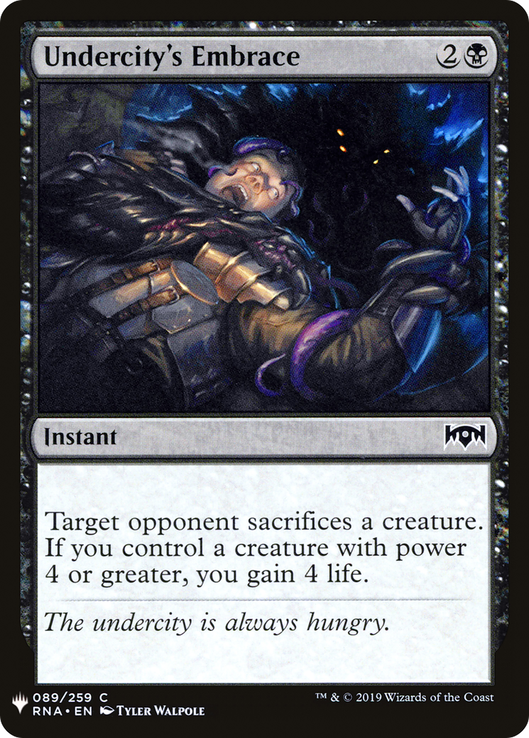 Undercity's Embrace (LIST-089) - The List