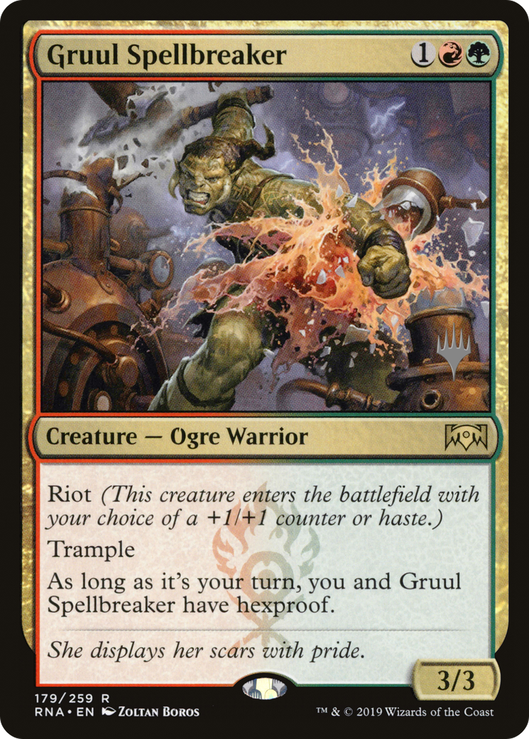 Gruul Spellbreaker (PPELD-179P) - Ravnica Allegiance Promos