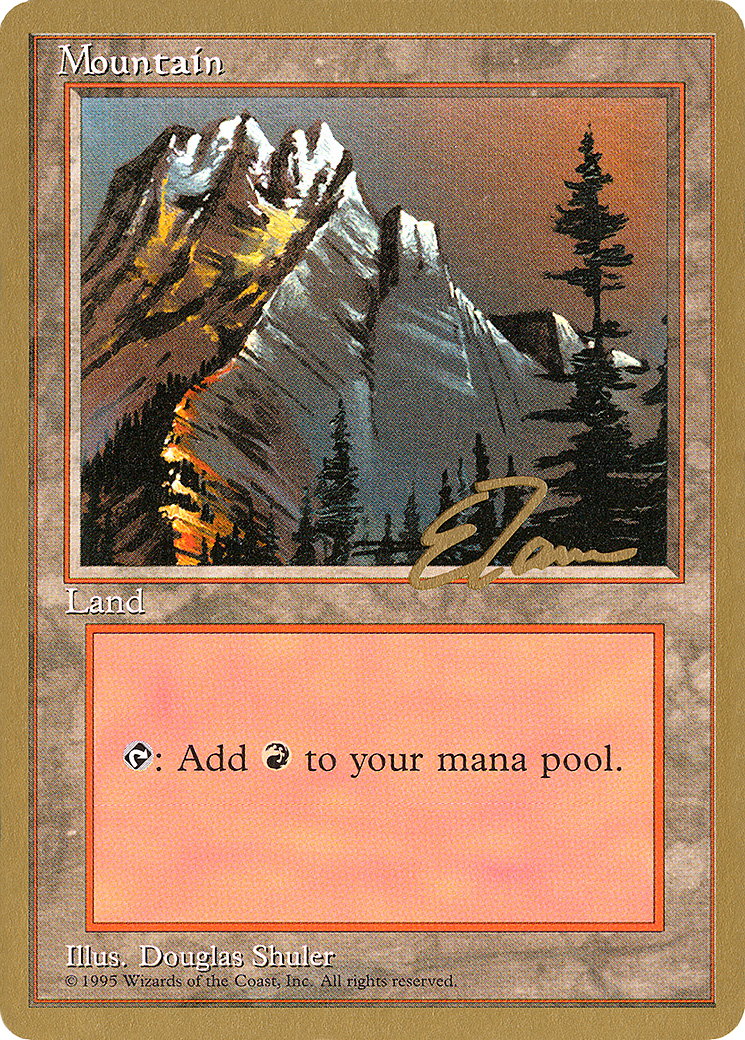 Mountain (A) - 1996 Eric Tam (4ED) (WCD-ET373) - Pro Tour Collector Set