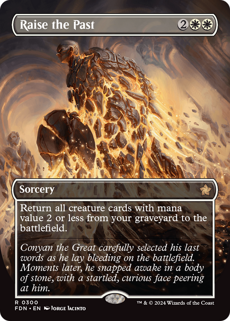 Raise the Past (FDN-300) - Foundations (Borderless)