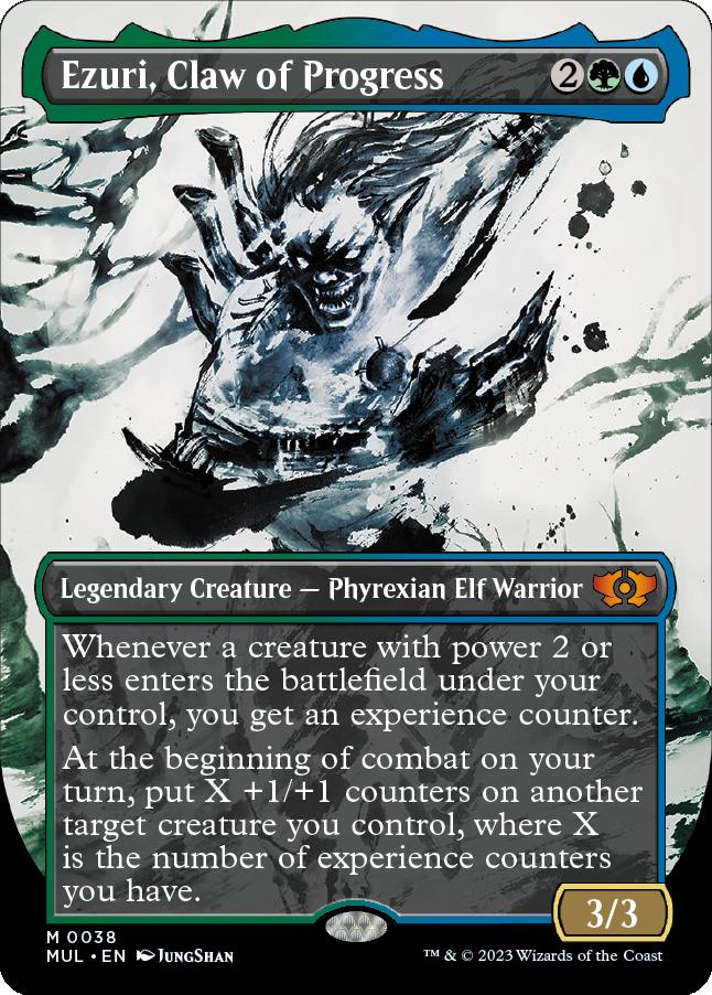 Ezuri, Claw of Progress (MUL-038) - Multiverse Legends: (Showcase) (Borderless)