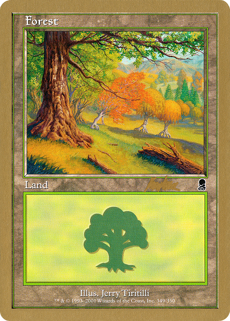 Forest (349) - 2002 Brian Kibler (ODY) (WCD-BK349) - World Championship Decks 2002