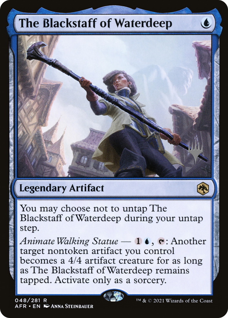The Blackstaff of Waterdeep (PPAFR-48P) - Adventures in the Forgotten Realms Promos Foil