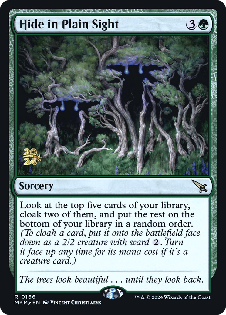 Hide in Plain Sight (PRE-166S) - Murders at Karlov Manor Promos Foil